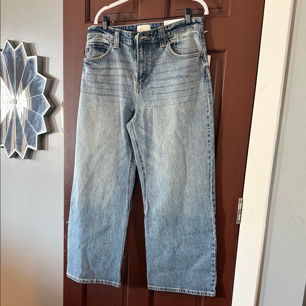 KanCan Light Blue Barrel Jeans Women's Jeans
